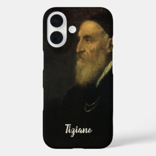 Zelfportret van Titiaan, renaissance Art iPhone 16 Hoesje