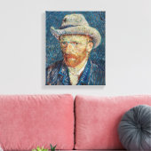 Zelfportret van Van Gogh Canvas Afdruk (Insitu (Woonkamer))