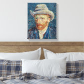 Zelfportret van Van Gogh Canvas Afdruk (Insitu (Slaapkamer))