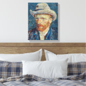 Zelfportret van Van Gogh Canvas Afdruk (Insitu (Slaapkamer))