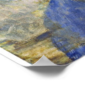 Zelfportret van Van Gogh met strohoed Poster (Hoek)