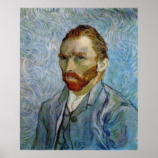 Zelfportret van Van Gogh Poster (Voorkant)