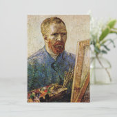 Zelfportret van Van Gogh voor het ezel (Staand voorkant)
