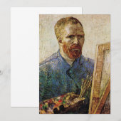 Zelfportret van Van Gogh voor het ezel (Voorkant / Achterkant)