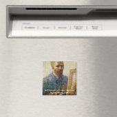 Zelfportret van Van Gogh voor het ezel Magneet (Insitu (Vaatwasser))