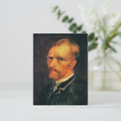 Zelfportret van Vincent van Gogh 1886 Briefkaart (Staand voorkant)