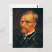 Zelfportret van Vincent van Gogh 1886 Briefkaart (Voorkant / Achterkant)