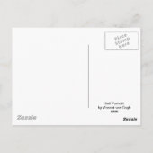 Zelfportret van Vincent van Gogh 1886 Briefkaart (Achterkant)