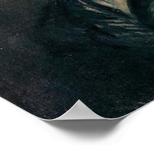 Zelfportret van Vincent van Gogh 1886 Poster (Hoek)