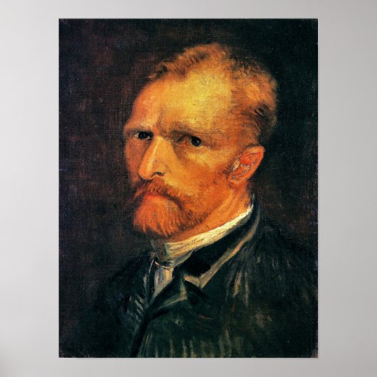 Zelfportret van Vincent van Gogh 1886 Poster (Voorkant)