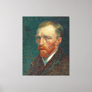 Zelfportret van Vincent Van Gogh (1887) Canvas Afdruk