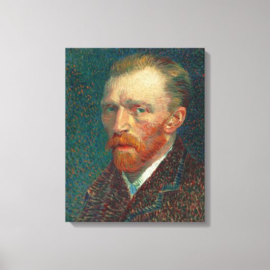 Zelfportret van Vincent Van Gogh (1887) Canvas Afdruk (Voorkant)