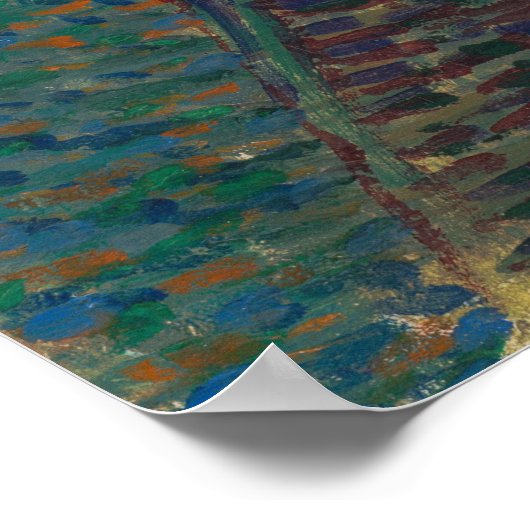 Zelfportret van Vincent Van Gogh 1887 Poster (Hoek)