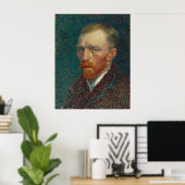Zelfportret van Vincent Van Gogh 1887 Poster (Thuiskantoor)