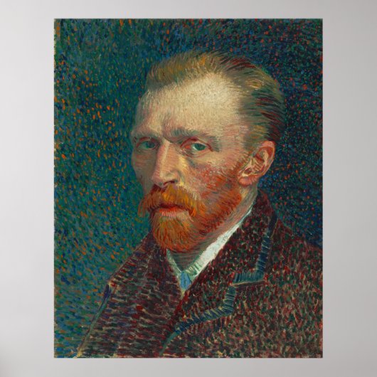 Zelfportret van Vincent Van Gogh 1887 Poster (Voorkant)