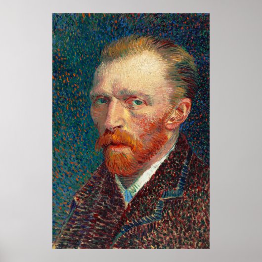 Zelfportret van Vincent Van Gogh (1887). Poster (Voorkant)