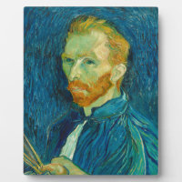 Zelfportret van Vincent van Gogh 1889 Schilderij