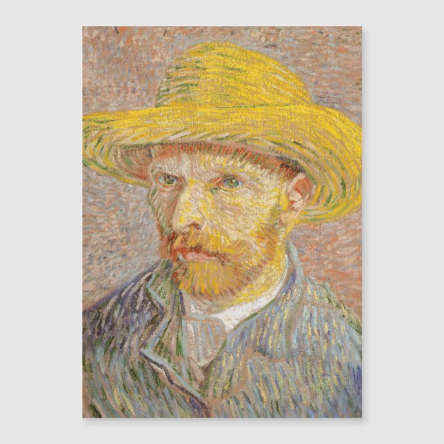 Zelfportret van Vincent Van Gogh impressionistisch (Voorkant)