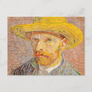 Zelfportret van Vincent Van Gogh impressionistisch Briefkaart