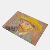 Zelfportret van Vincent Van Gogh impressionistisch Deurmat (Schuin)