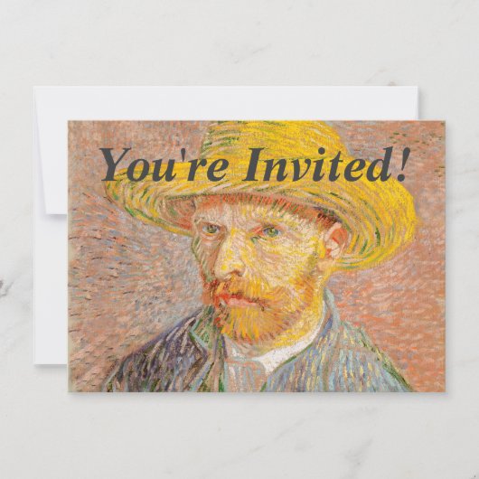 Zelfportret van Vincent Van Gogh impressionistisch Kaart (Voorkant)