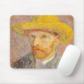 Zelfportret van Vincent Van Gogh impressionistisch Muismat (Met muis)