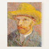 Zelfportret van Vincent Van Gogh impressionistisch Planner (Achterkant)