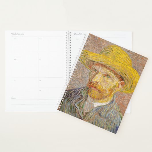 Zelfportret van Vincent Van Gogh impressionistisch Planner (Display)