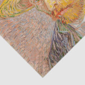 Zelfportret van Vincent Van Gogh impressionistisch Tissuepapier (Detail)