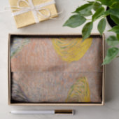 Zelfportret van Vincent Van Gogh impressionistisch Tissuepapier (Geschenk)