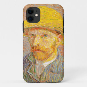 Zelfportret van Vincent Van Gogh met strohoed Kuns Case-Mate iPhone Case