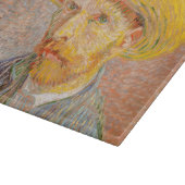 Zelfportret van Vincent Van Gogh met strohoed Snijplank (Hoek)