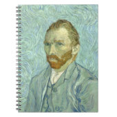 Zelfportret van Vincent Van Gogh Notitieboek (Voorkant)