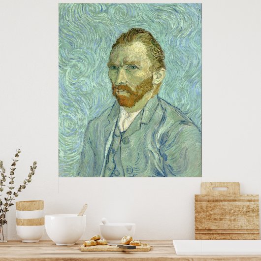 Zelfportret van Vincent Van Gogh Poster (Keuken)