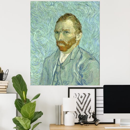 Zelfportret van Vincent Van Gogh Poster (Thuiskantoor)