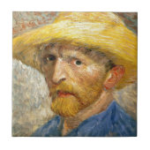 Zelfportret van Vincent Van Gogh Tegeltje (Voorkant)