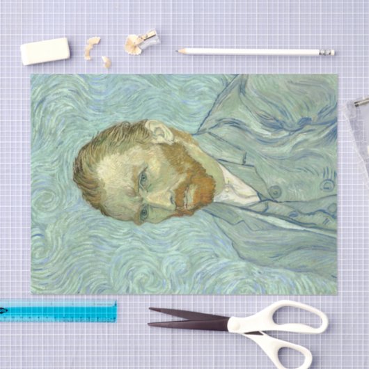 Zelfportret van Vincent Van Gogh Tissuepapier (Craft)