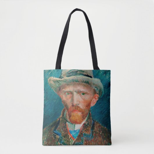 zelfportret van Vincent Van Gogh Tote Bag (Voorkant)