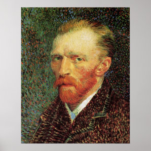 Zelfportret van Vincent van Gogh, Vintage Fijne Ku Poster