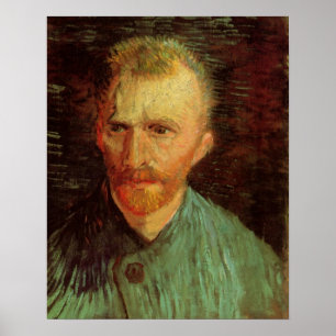 Zelfportret van Vincent van Gogh, Vintage Fijne Ku Poster
