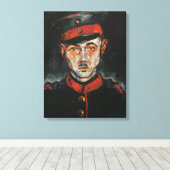 Zelfportret (van Walter Gramatté) Canvas Afdruk (Insitu (Houten vloer))