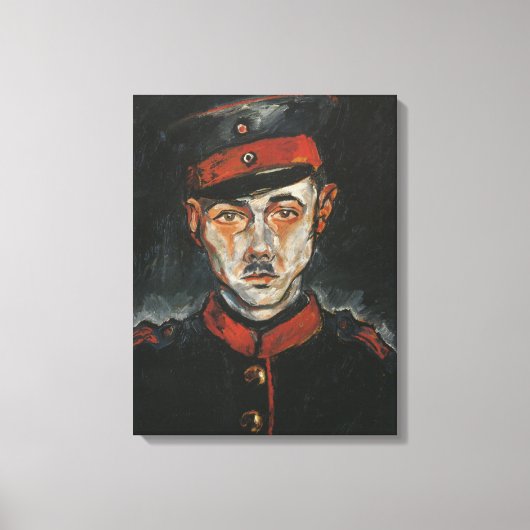 Zelfportret (van Walter Gramatté) Canvas Afdruk (Voorkant)