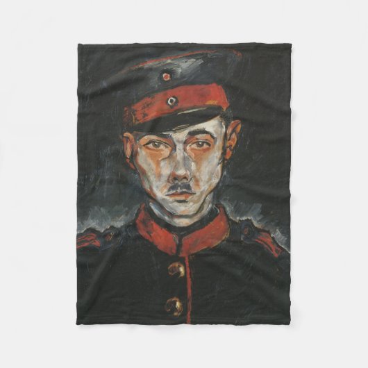 Zelfportret (van Walter Gramatté) Fleece Deken (Voorkant)