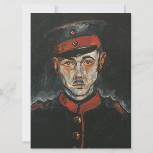 Zelfportret (van Walter Gramatté) Kaart (Voorkant)