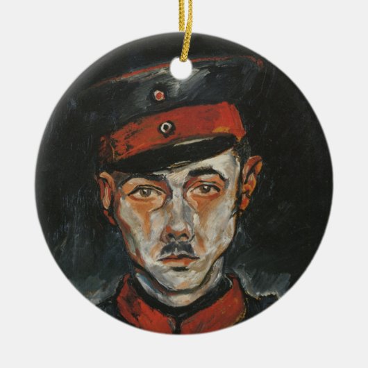 Zelfportret (van Walter Gramatté) Keramisch Ornament (Voorkant)