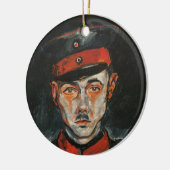 Zelfportret (van Walter Gramatté) Keramisch Ornament (Links)