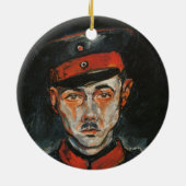 Zelfportret (van Walter Gramatté) Keramisch Ornament (Achterkant)