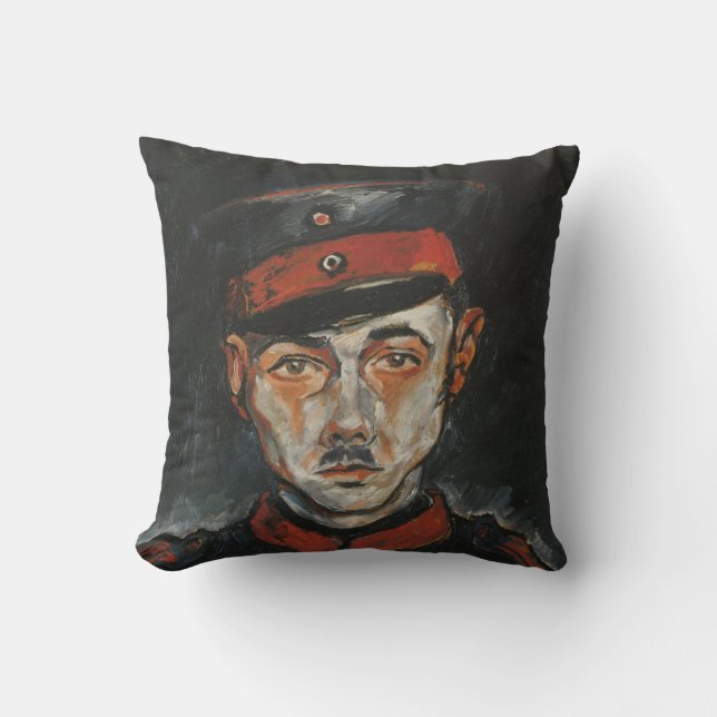 Zelfportret (van Walter Gramatté) Kussen (Voorkant)