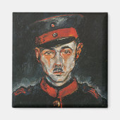 Zelfportret (van Walter Gramatté) Magneet (Voorkant)