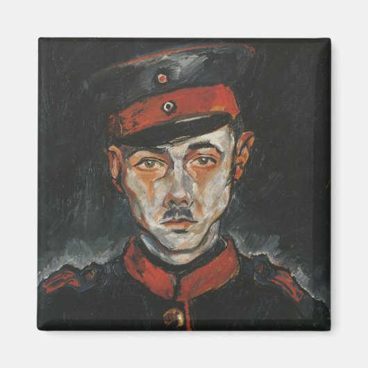 Zelfportret (van Walter Gramatté) Magneet (Voorkant)